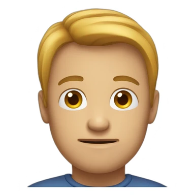 a person scare sticker