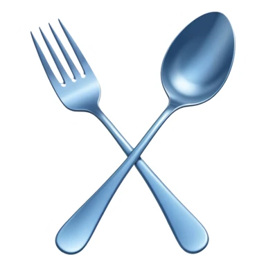 blue oyster fork sticker