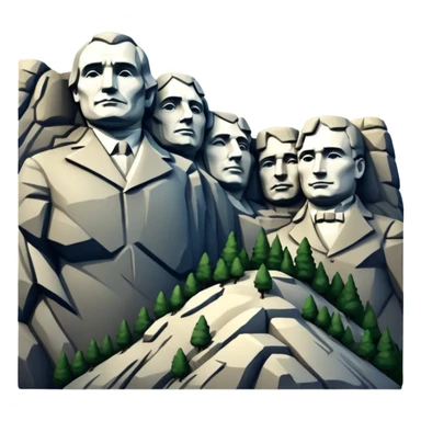 Mount Rushmore sticker