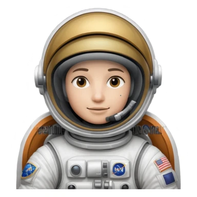 Astronaut on moon sticker
