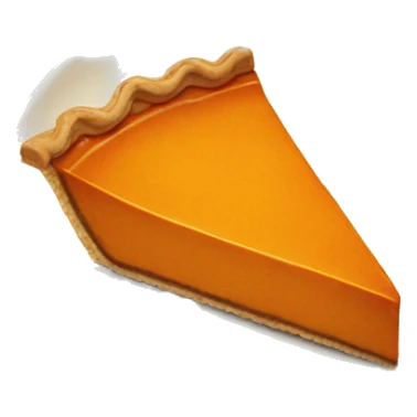 Slice of pumpkin pie sticker