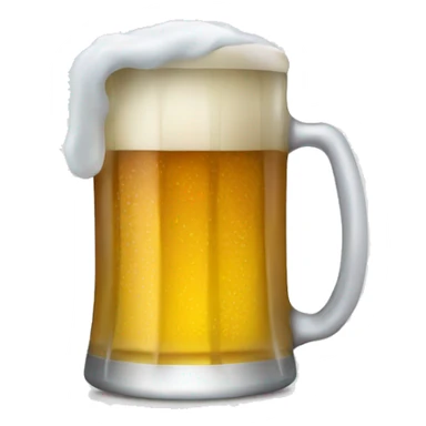 Drinking a cold beer  sticker