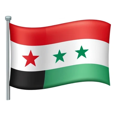 New Syrian flag sticker