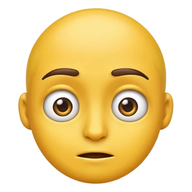 Emoji giving side eye sticker