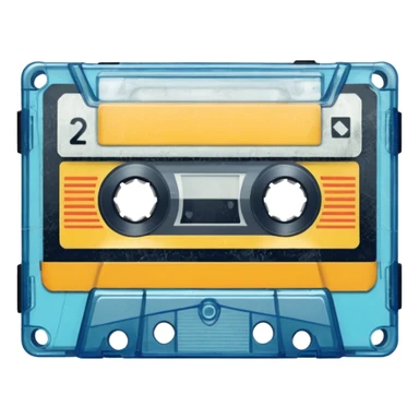 Old cassette  sticker