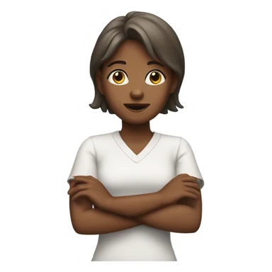 girl with hands thrown in the air sticker