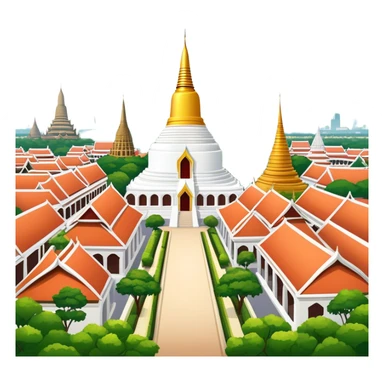 ​Cinematic Realistic Nakhon Pathom, Thailand, depicted as a historic cityscape dominated by the iconic Phra Pathom Chedi, surrounded by lush gardens, bustling local markets, and traditional Thai architecture, bathed in warm golden light and rendered with rich textures that capture its cultural and historical significance, sticker