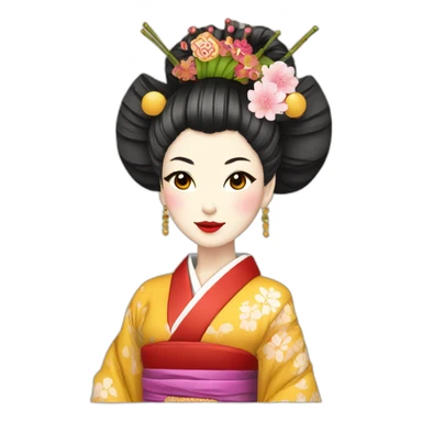 oiran sticker
