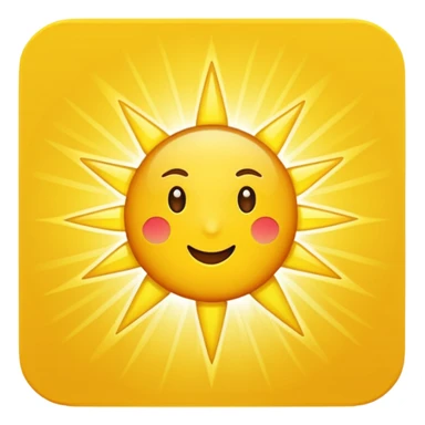 Light burst / illumination cue sticker