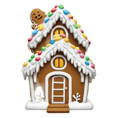 Gingerbread house sticker