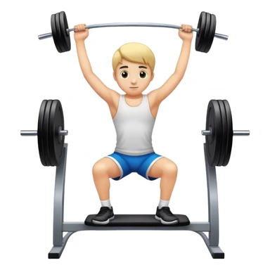 a boy in the gym sticker