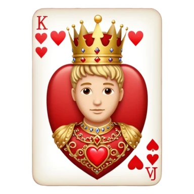 King of Hearts sticker