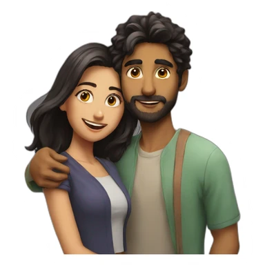 suraj with gf  sticker