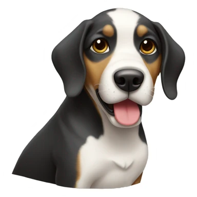 Perro en Navidad  sticker