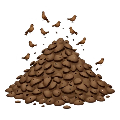 Caca volando  sticker