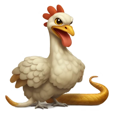 Snake chicken rabbit sticker