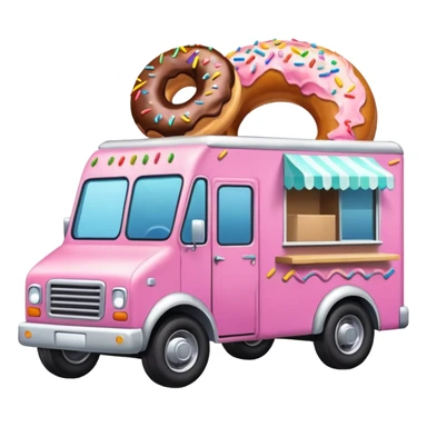 amazing donut truck sticker