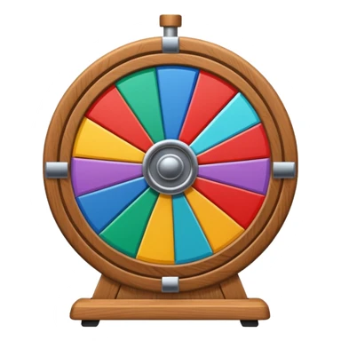 una ruota della fortuna sticker