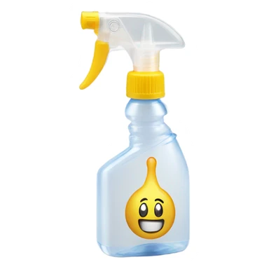 Spray bottle sticker