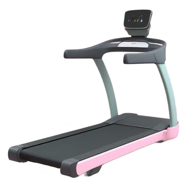 Pastel pink treadmill sticker