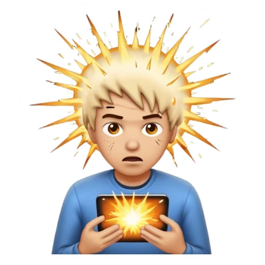 programmer pusing kepala meledak sticker