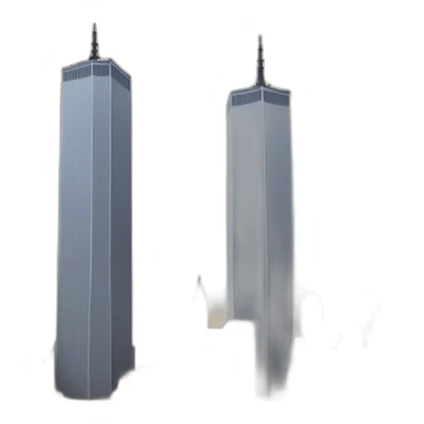 New York twin towers sticker