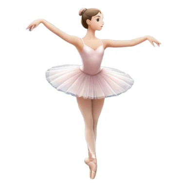 Icon for Ballet: a theater stage with silhouette of a ballerina in an elegant pose, surrounded by spotlight and stage lights. The icon should convey the grace and beauty of ballet, with focus on the dancer and the dramatic lighting. Transparent background. sticker