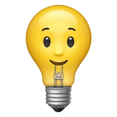 emoji com boa ideia sticker