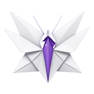 Glitter Purple and White Coringa Card sticker