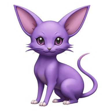 Noivern-Noibat-Delcatty-Espeon-Rattata-Pokémon  sticker