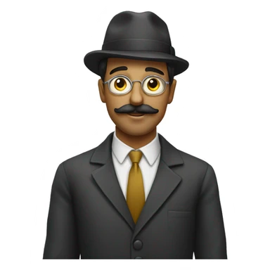 Pessoa com chifre sticker