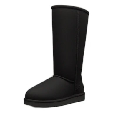 Black low ugg boots sticker