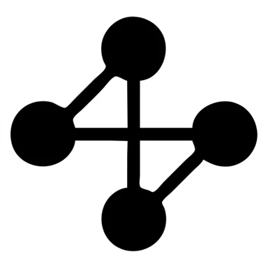 network of connected dots sticker