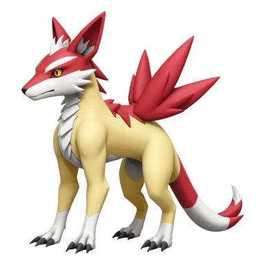 Zeraora-Lombax-Sergal-Zangoose-Cyclizar-Genesect-Pokémon, full body sticker