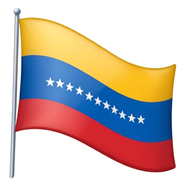 Bandera de Venezuela con destellos  sticker