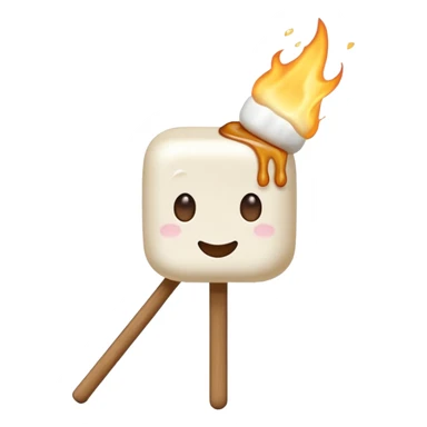 marshmallow stick sticker