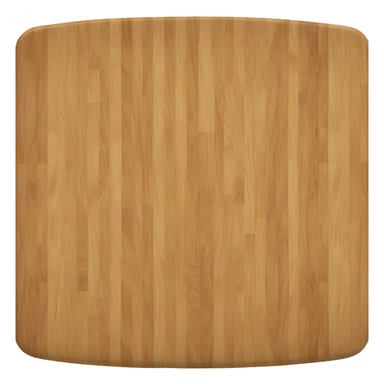 Oak cutting board in end wood sticker