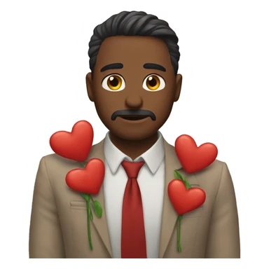 un enamorado llorando  sticker