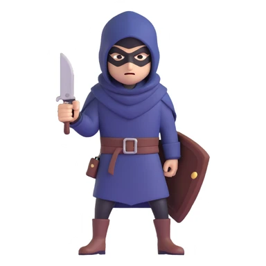 A thief character sticker