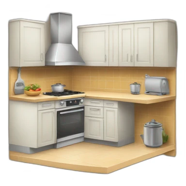 pared de cocina sticker