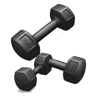 Gym dumbells sticker