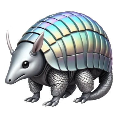 A symbiotic pair consisting of a metallic armadillo-like creature that generates magnetic fields and the colony of crystal formations growing on its back that amplify and direct these energies. sticker