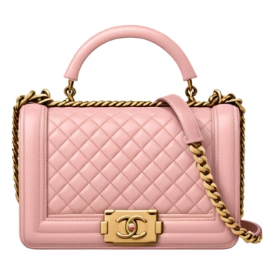 light pink chanel le boy bag sticker