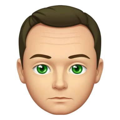 Tony Mortimer with green eyes sticker