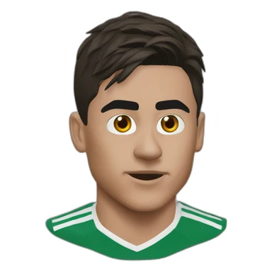 Dybala mask roma sticker