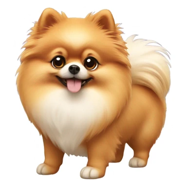Pomeranian dog sticker