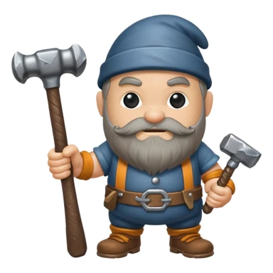 Dwarf hammer sticker