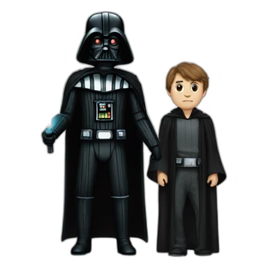 Harry potter et dark vador sticker