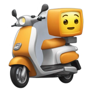 microwave scooter sticker