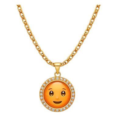 fantasy-magic-orange-necklace-diamonds sticker